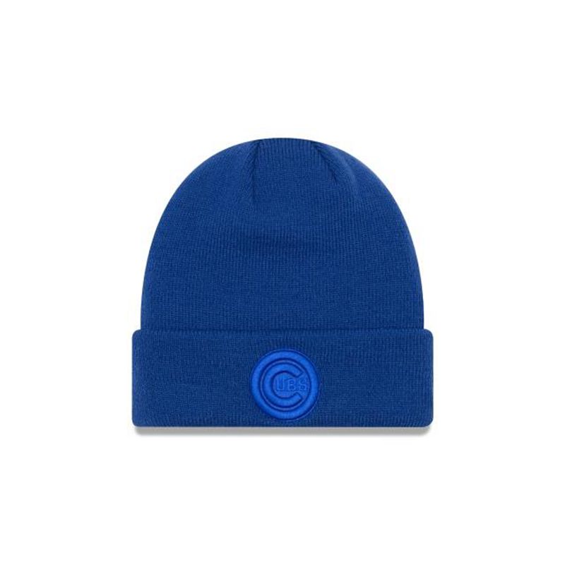 MLB Chicago Cubs Tonal Cuff Knit (HJD3148) - Blue New Era Beanies